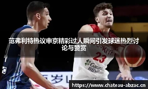 范弗利特热议申京精彩过人瞬间引发球迷热烈讨论与赞赏